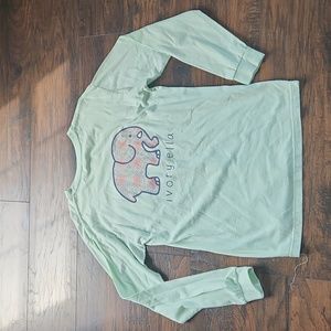 Light green ivory Ella long sleeve size medium